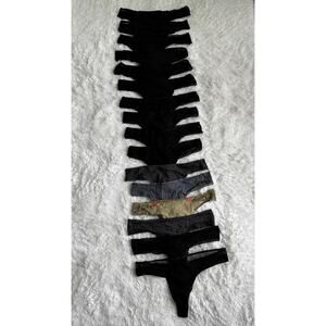Victoria’s Secret NWT Panty Thong Lot 16 Pairs Size Large New With Tags lot 2